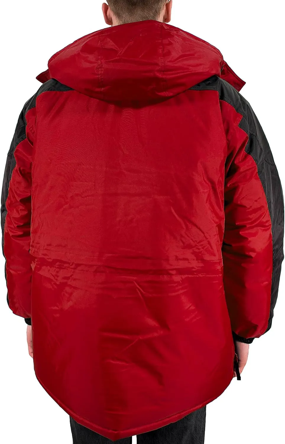 3in1 Men's Winter Coat Jacket Warm Parka w/Insulated Snow Vest