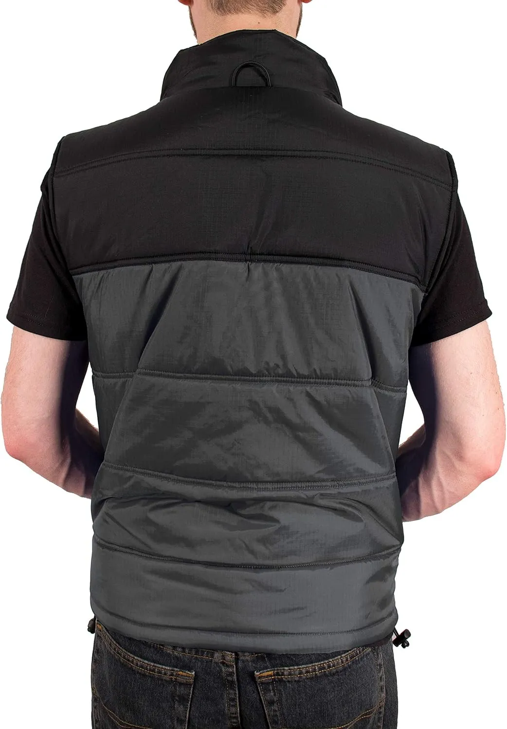 3in1 Men's Winter Coat Jacket Warm Parka w/Insulated Snow Vest