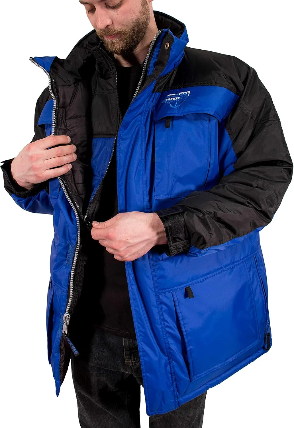 3in1 Men's Winter Coat Jacket Warm Parka w/Insulated Snow Vest