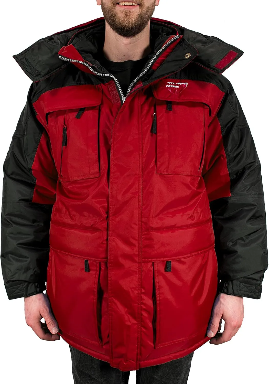 3in1 Men's Winter Coat Jacket Warm Parka w/Insulated Snow Vest
