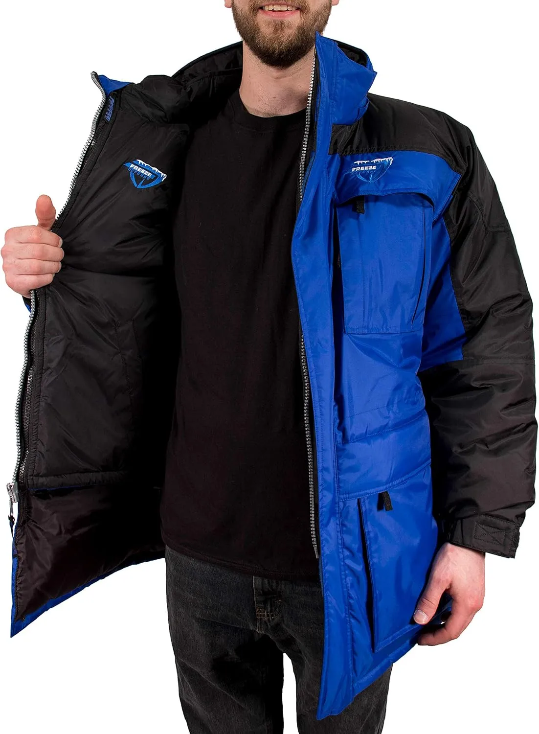 3in1 Men's Winter Coat Jacket Warm Parka w/Insulated Snow Vest