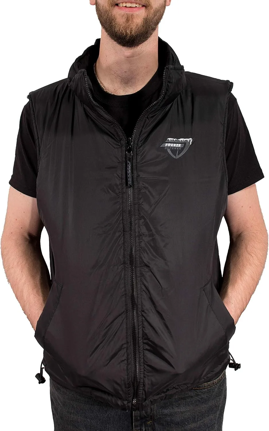 3in1 Men's Winter Coat Jacket Warm Parka w/Insulated Snow Vest
