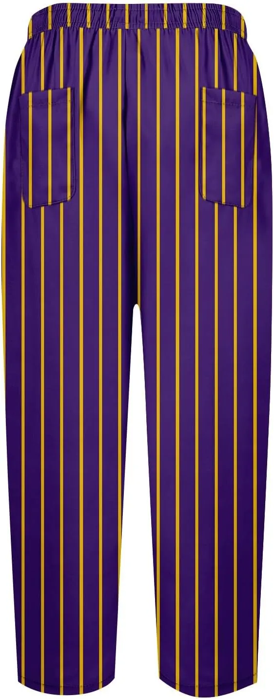 ADHOWBEW Women Capri Pants Trendy Wide Leg High Waist Flowy Summer Lounge Dressy Drawstring Cotton Slacks with Pockets