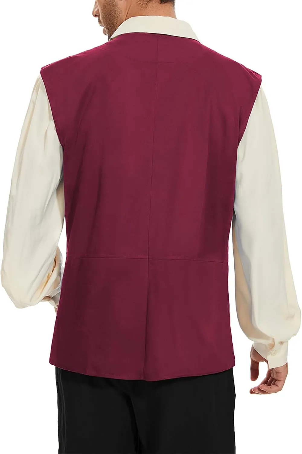 American Trends Renaissance Costume Men Pirate Vest Renaissance Viking Steampunk Halloween Medieval Costume Men