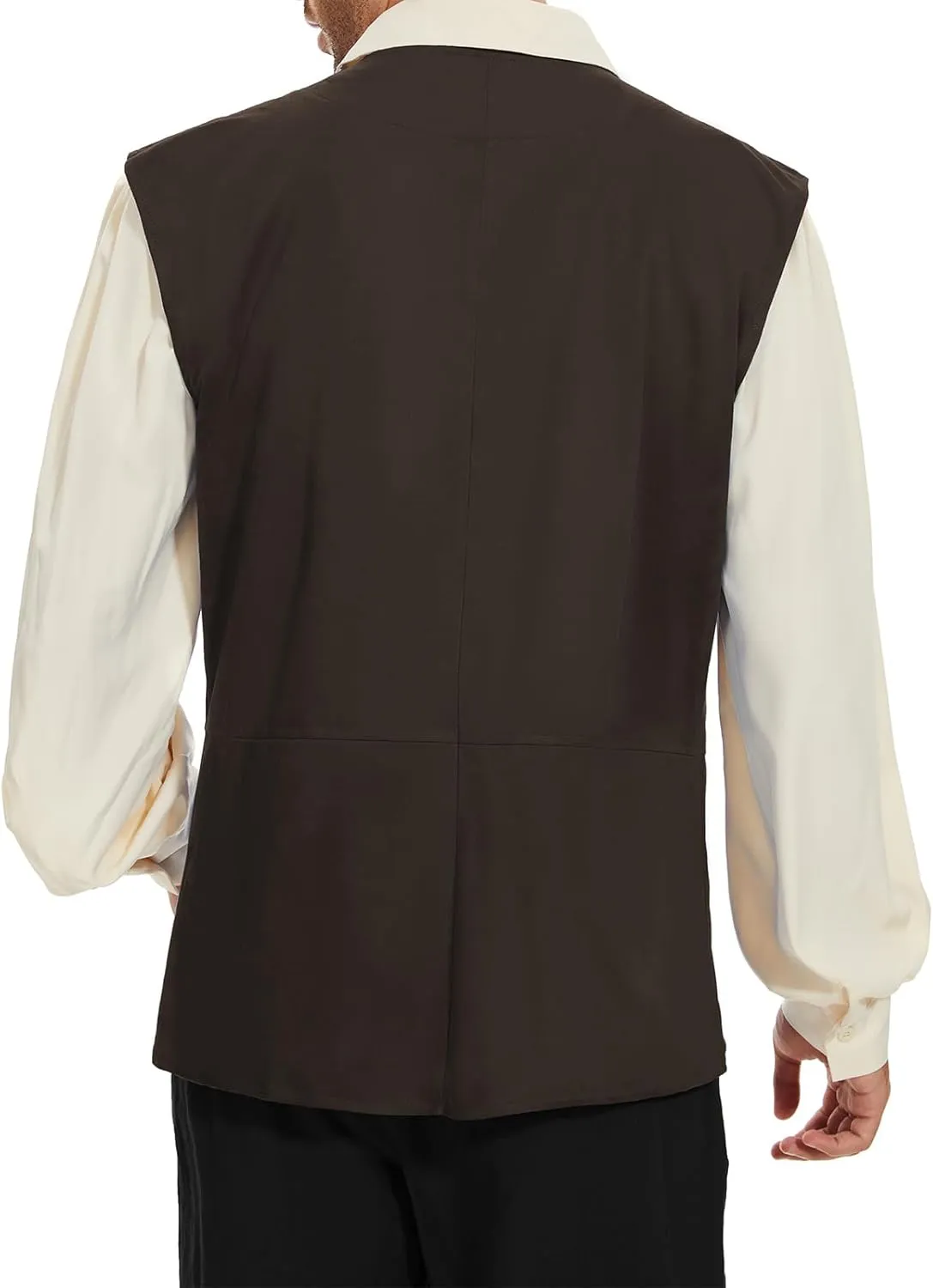 American Trends Renaissance Costume Men Pirate Vest Renaissance Viking Steampunk Halloween Medieval Costume Men
