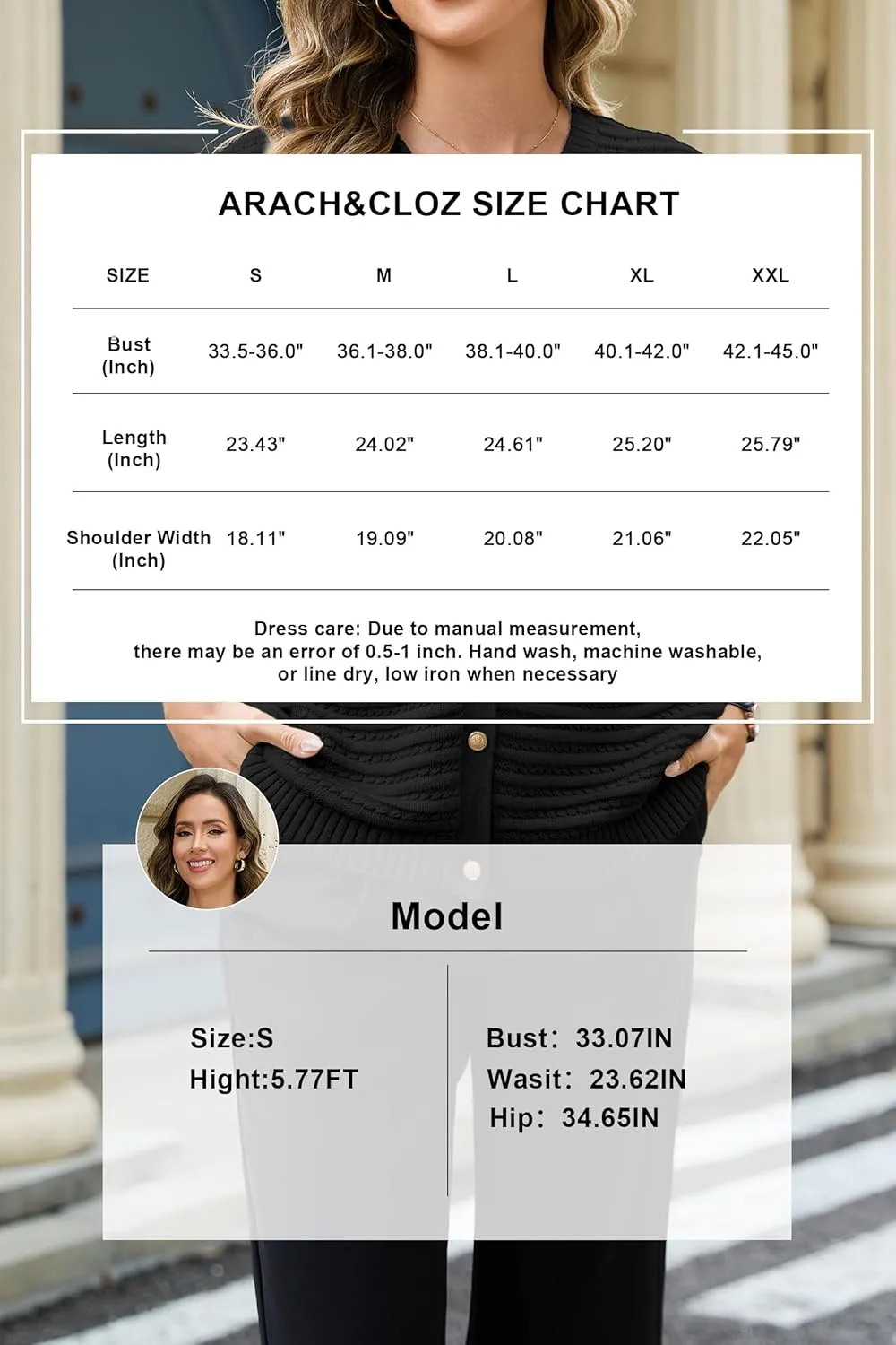 Arach&Cloz Women Cap Sleeve Sweater Vest 2025 Summer Crochet Button Down Knit Cardigan Loose Business Casual Tops Trendy