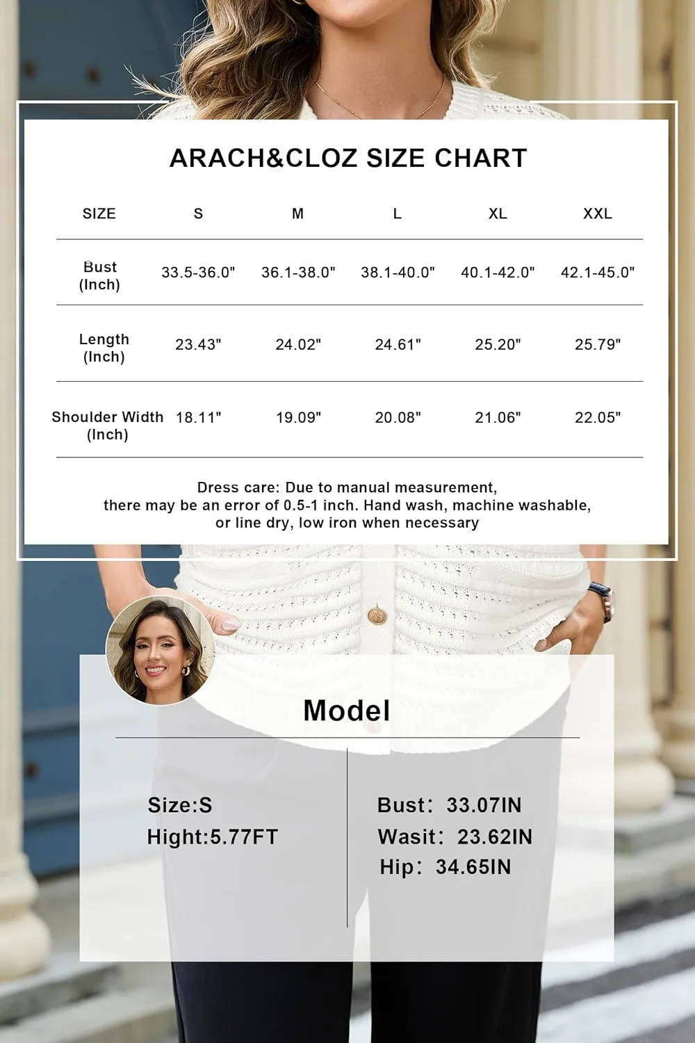 Arach&Cloz Women Cap Sleeve Sweater Vest 2025 Summer Crochet Button Down Knit Cardigan Loose Business Casual Tops Trendy