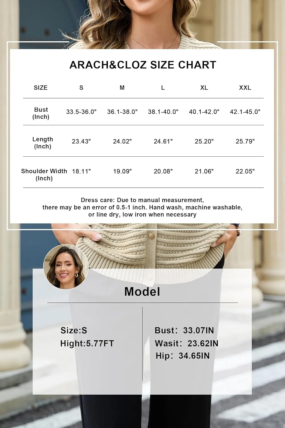 Arach&Cloz Women Cap Sleeve Sweater Vest 2025 Summer Crochet Button Down Knit Cardigan Loose Business Casual Tops Trendy
