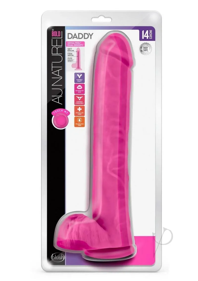 Au Naturel Bold Daddy 14 Dildo Pink(disc