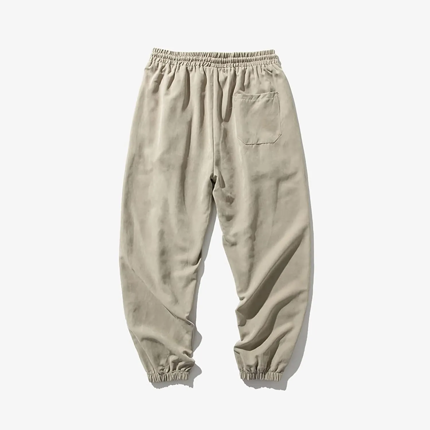 Baggy Sweatpants for Men 2023 Casual Loose Drawstring Solid Baggy Pants Outdoor Fashion Beam Feet Sweatpants