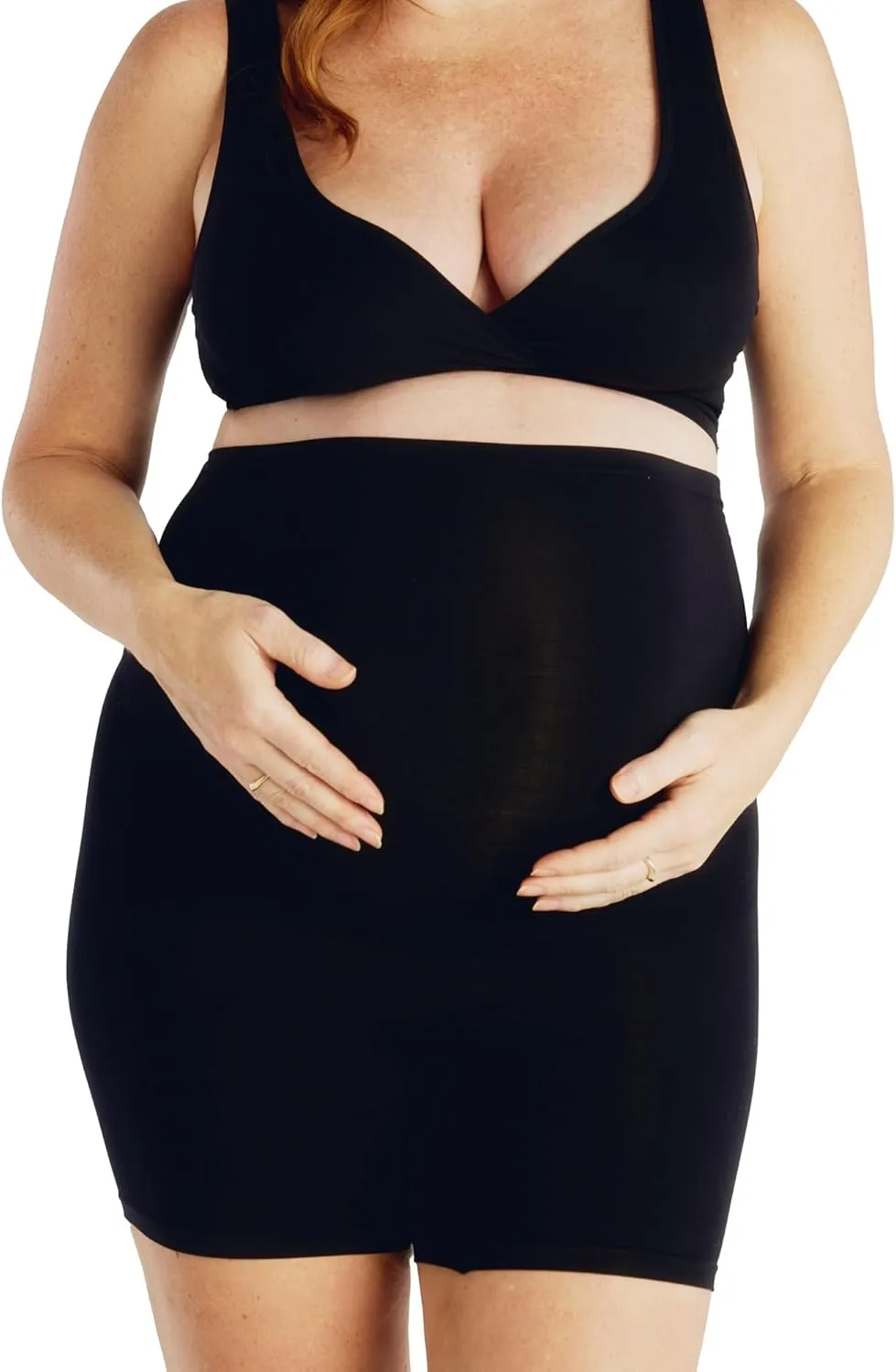 Belly Bandit Thigh Disguise Maternity Support Shorts - Smoothing Anti-Chafing Maternity Shapewear Shorts