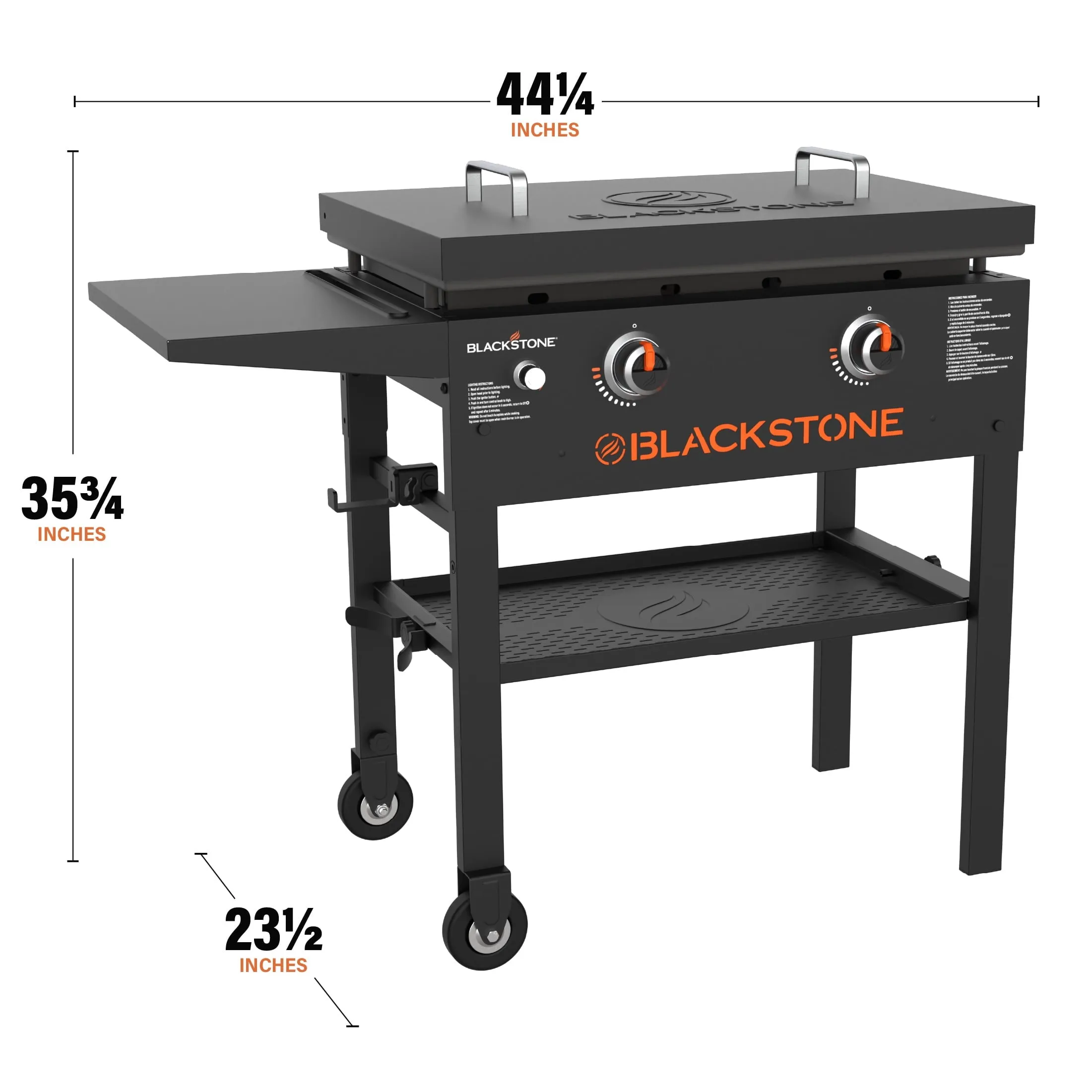 Blackstone Original 2-Burner 28" Propane Omnivore Griddle with Hard Cover