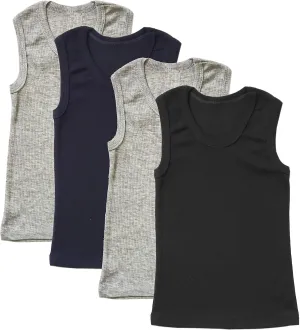 Boys' Cotton Tank Top Undershirt (Multipack)
