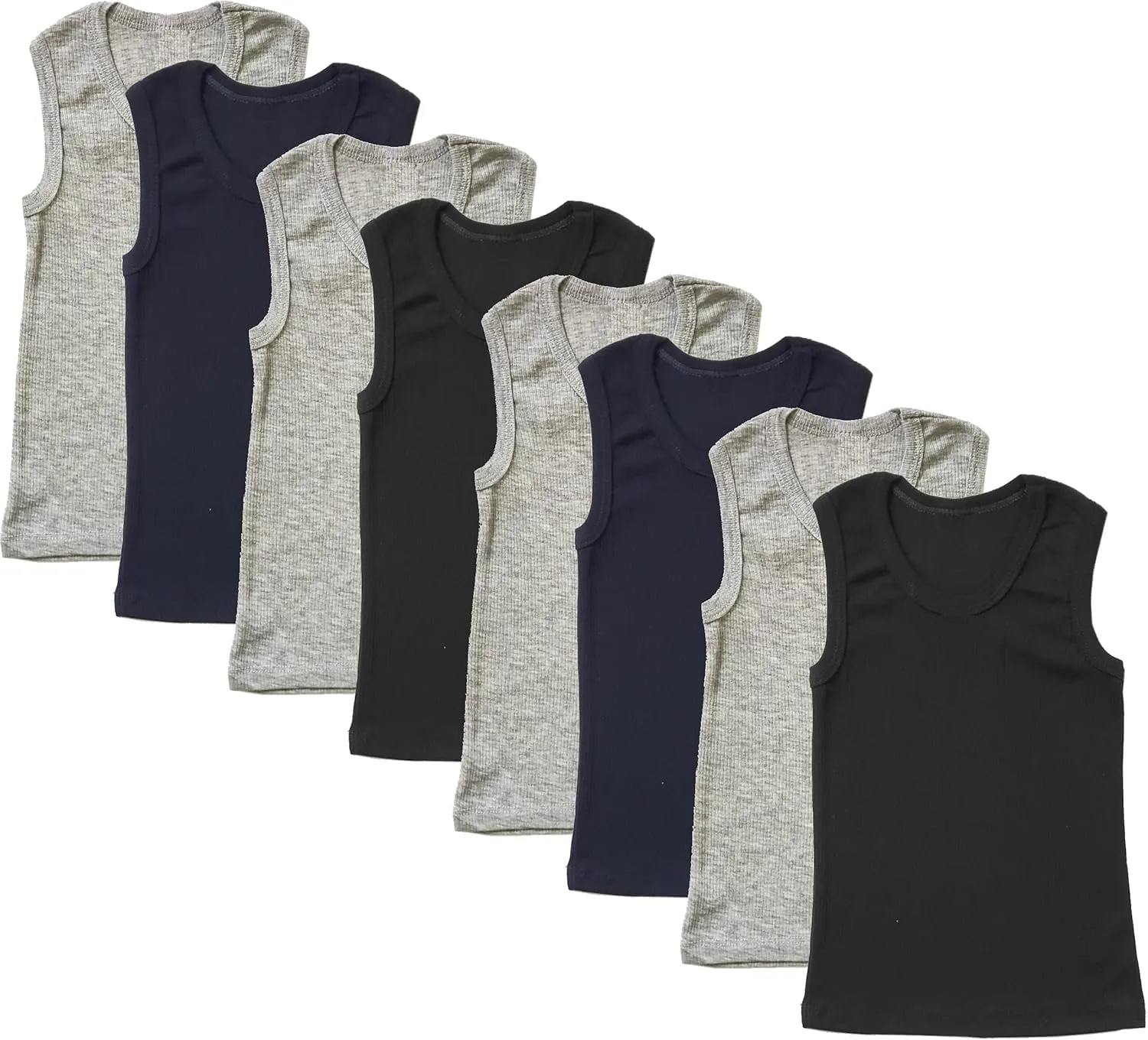 Boys' Cotton Tank Top Undershirt (Multipack)