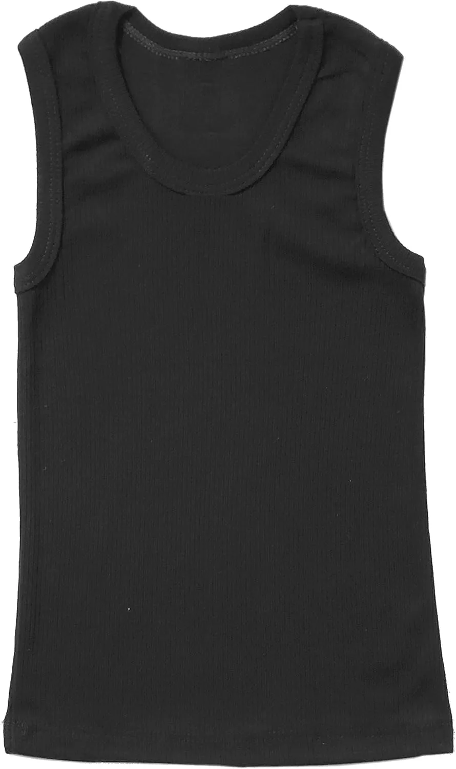 Boys' Cotton Tank Top Undershirt (Multipack)