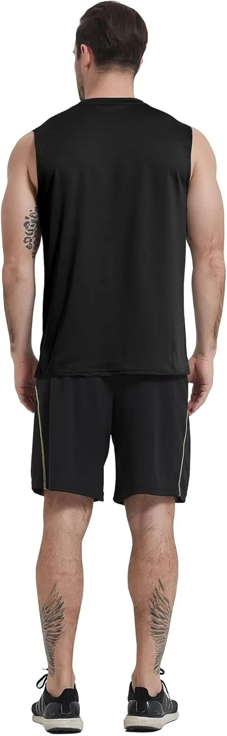 Boyzn Men's 3 Pack Workout Tank Tops Gym Athletic Muscle Tee Bodybuilding Fitness Sleeveless T-Shirts