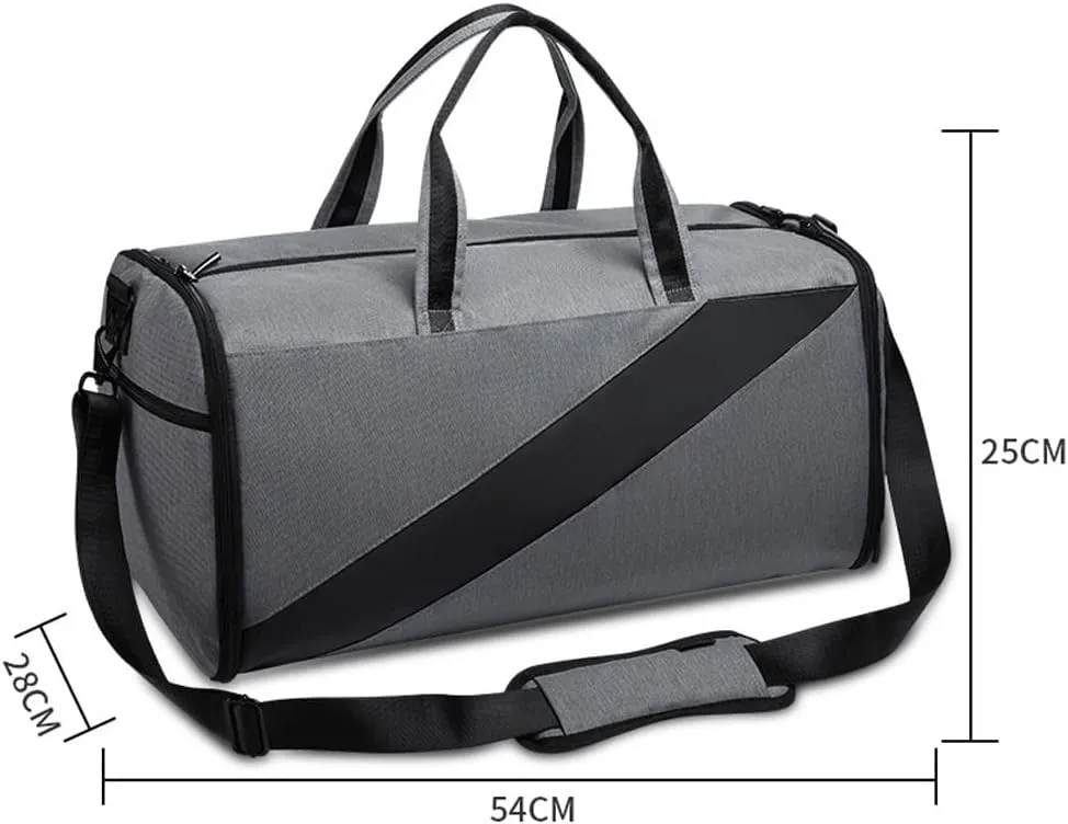 Carry-on Garment Bag Large Duffel Bag Suit Travel Bag Weekend Bag Flight Bag with Shoe Pouch (Color : A, Size : 54 * 28 * 25CM)