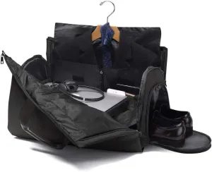 Carry-on Garment Bag Large Duffel Bag Suit Travel Bag Weekend Bag Flight Bag with Shoe Pouch for Men Women (Color : B, Size : 55 * 30 * 28cm)