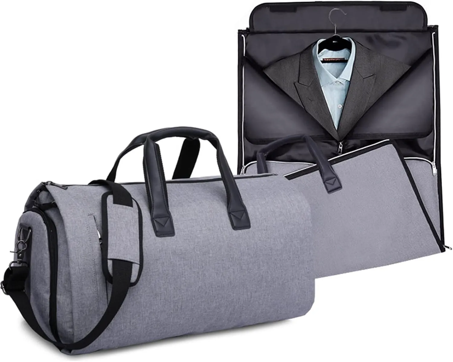 Carry on Garment Bag,Carry on Garment Duffel Bag for Men Women - 2 in 1 Hanging Suitcase Suit Travel Bags (Color : C, Size : 55 * 30 * 28cm)