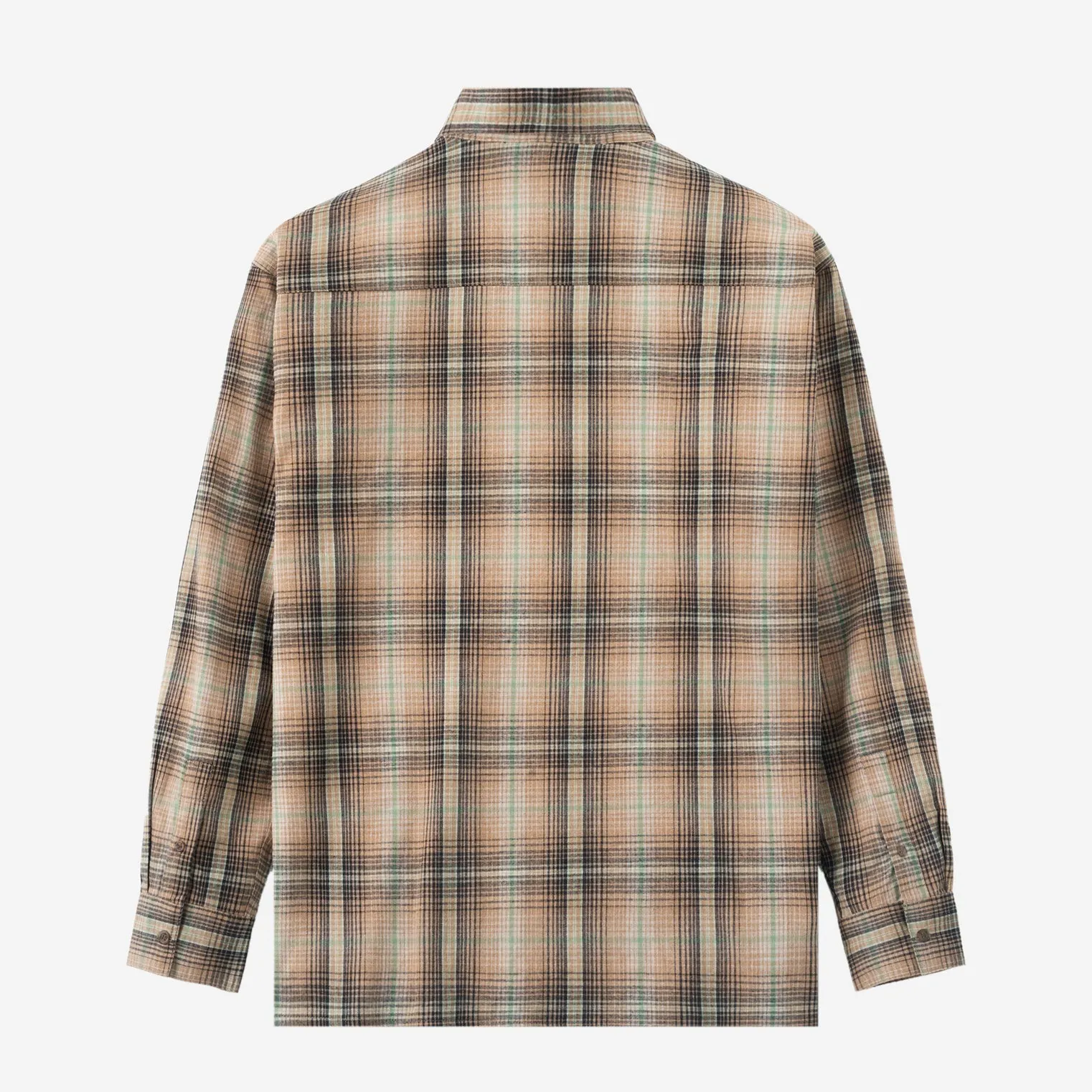 College Days II Long Sleeve Flannel - Brown Black