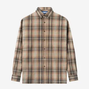College Days II Long Sleeve Flannel - Brown Black