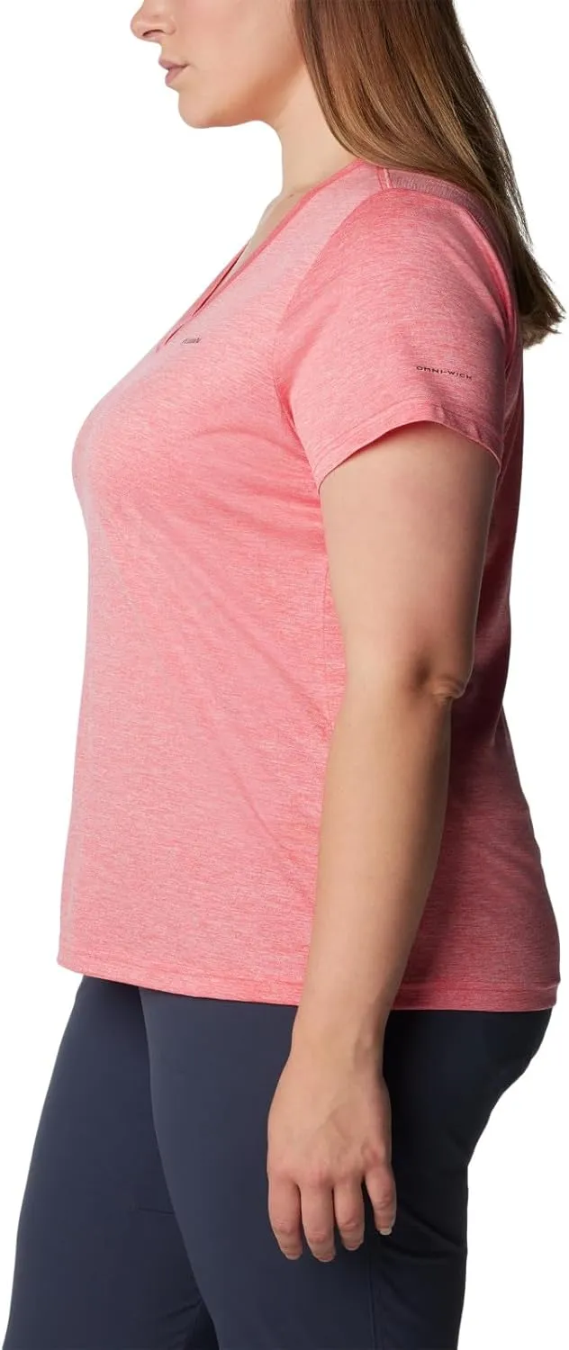 Columbia Women's Hike Short Sleeve V Neck