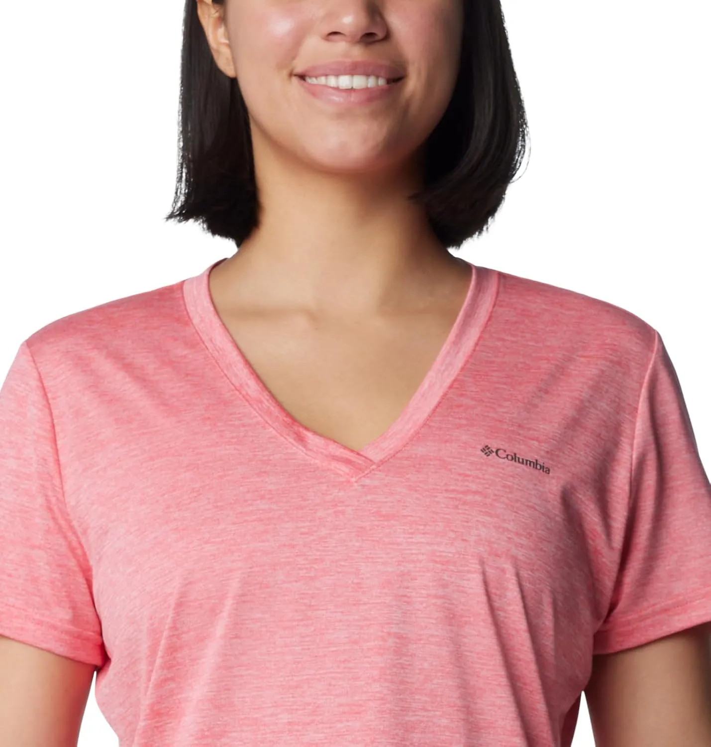 Columbia Women's Hike Short Sleeve V Neck