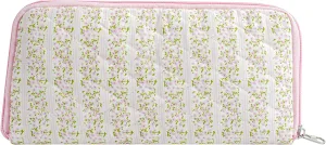 Cute Floral Bag for Makeup Brushes - Ideal for Travel & Daily Use Makeup Brushes Pouch for Women (Pink Floral)