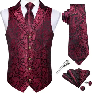 DiBanGu Men's Formal Suit Waistcoat - Business & Casual Dress Vests