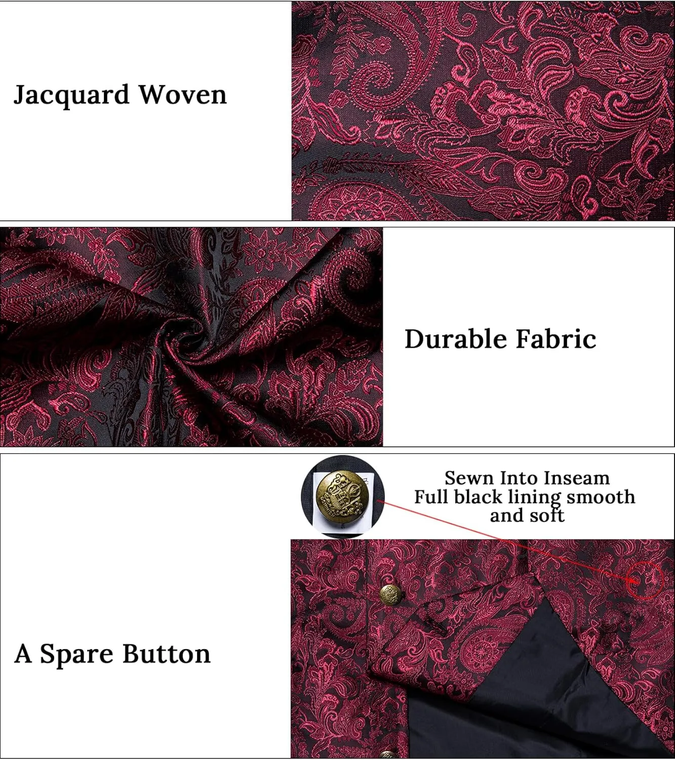 DiBanGu Men's Formal Suit Waistcoat - Business & Casual Dress Vests