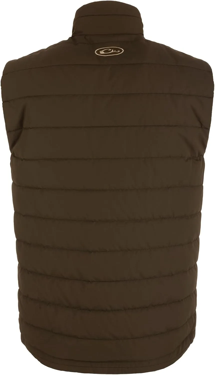 Drake Waterfowl Men's MST Synthetic Down Pack Warm Lightweight Durable Water-Repellent Adjustable Cold-Weather Hunting Vest