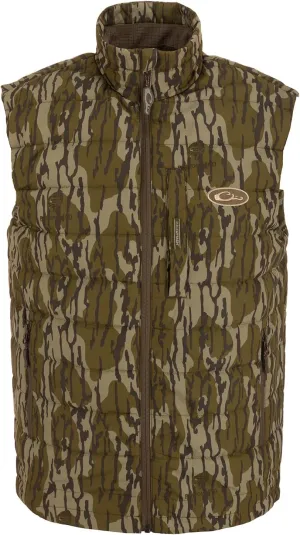 Drake Waterfowl Men's MST Synthetic Down Pack Warm Lightweight Durable Water-Repellent Adjustable Cold-Weather Hunting Vest