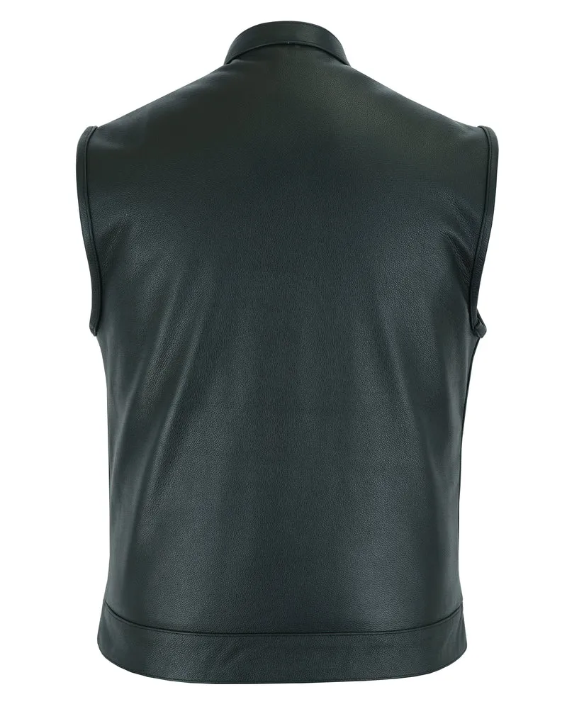 DS189A Smart Access Pockets, Milled Cowhide, Scoop Collar & Hidden