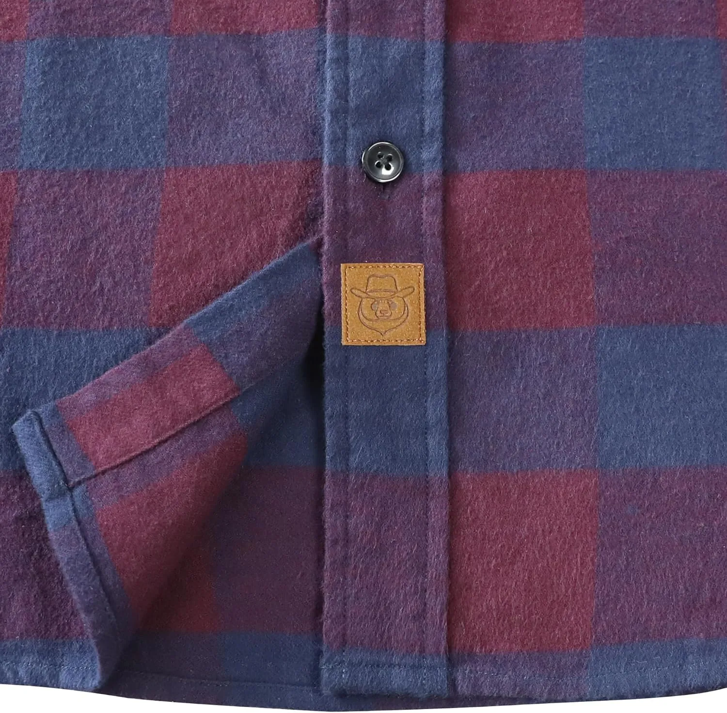 Dubinik Flannel Shirt for Men Plaid Mens Button Down Long Sleeve Shirts Soft Pure Cotton Casual Shirts Regular Fit