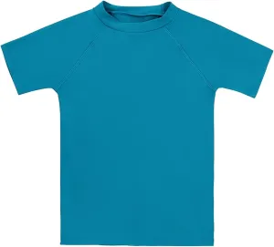 ESTAMICO Boys Short Sleeve Rash Guard Shirt Quick Dry Swimwear UPF 50  Protection Athletic Swim Tee