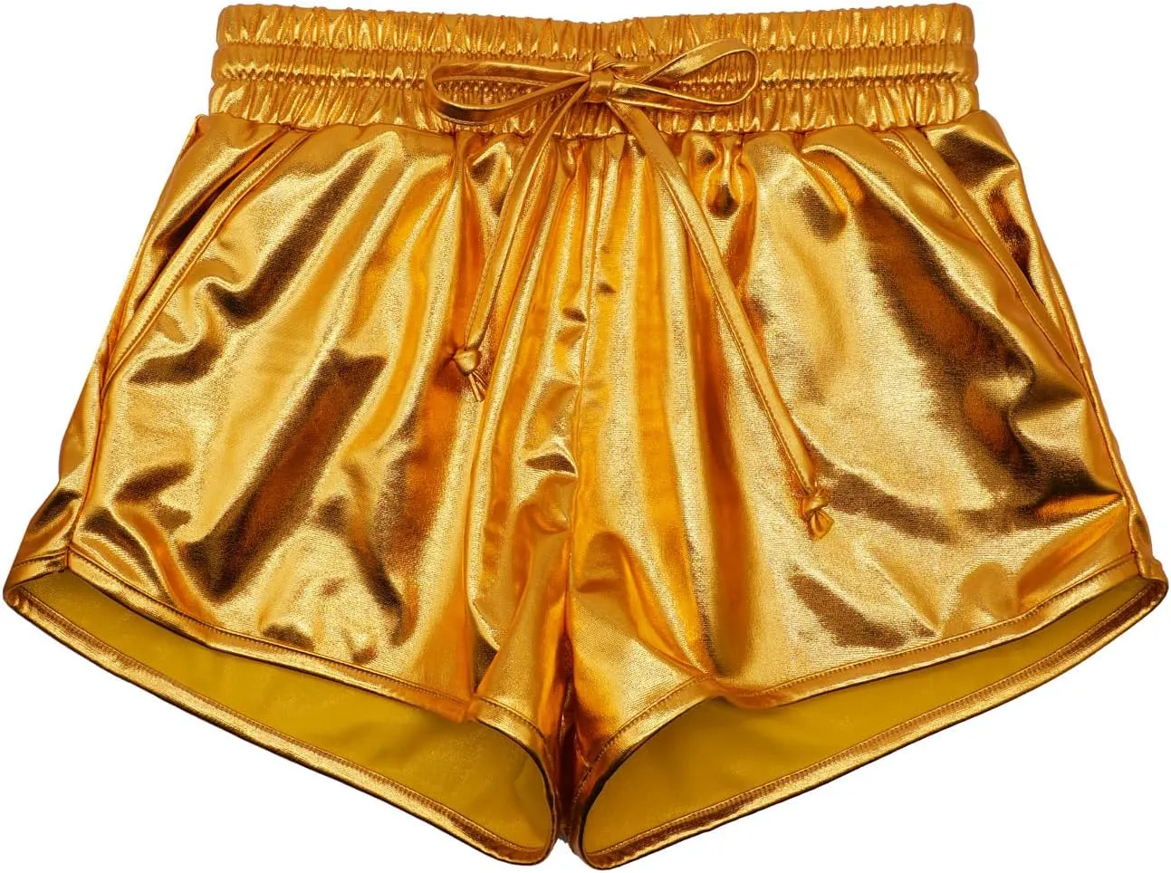 Girls Metallic Shorts Sparkly Hot Pants Kids Shiny Dance Costume Outfits Glitter Gymnastics Shorts