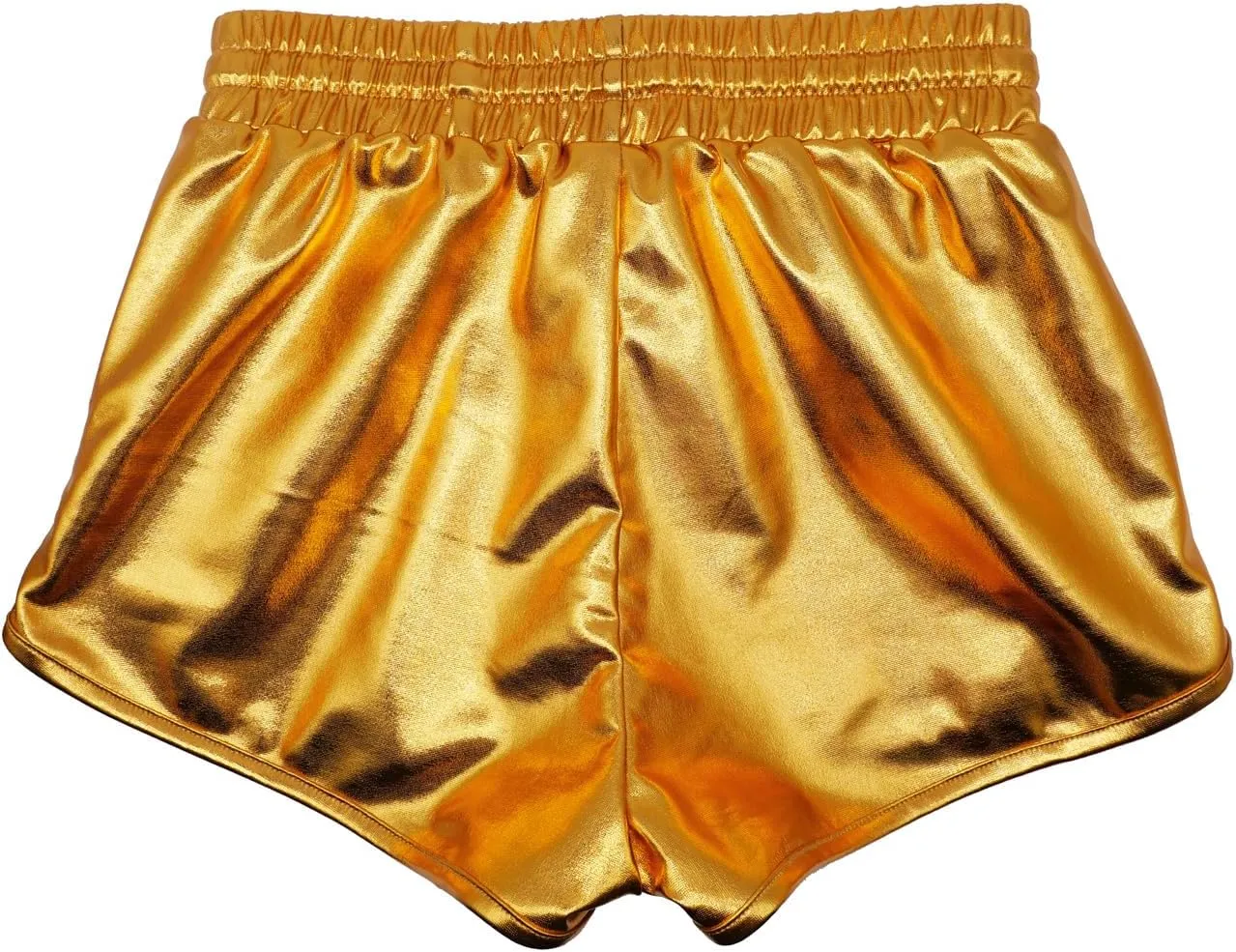 Girls Metallic Shorts Sparkly Hot Pants Kids Shiny Dance Costume Outfits Glitter Gymnastics Shorts