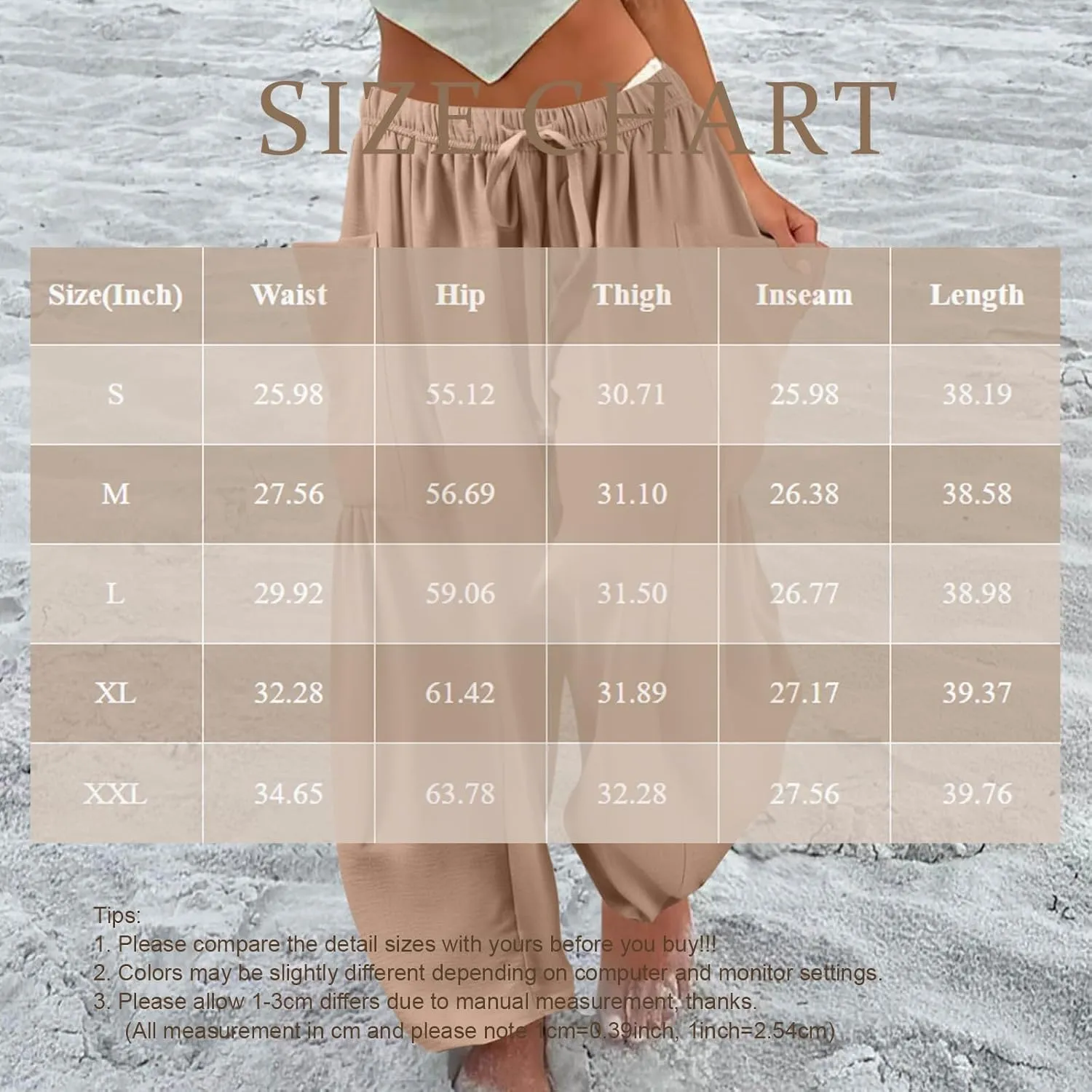 GOFULY Womens Linen Pants Wide Leg Casual High Waisted Casual Pants Drawstring Elastic Waist Summer Solid Clothes Pockets