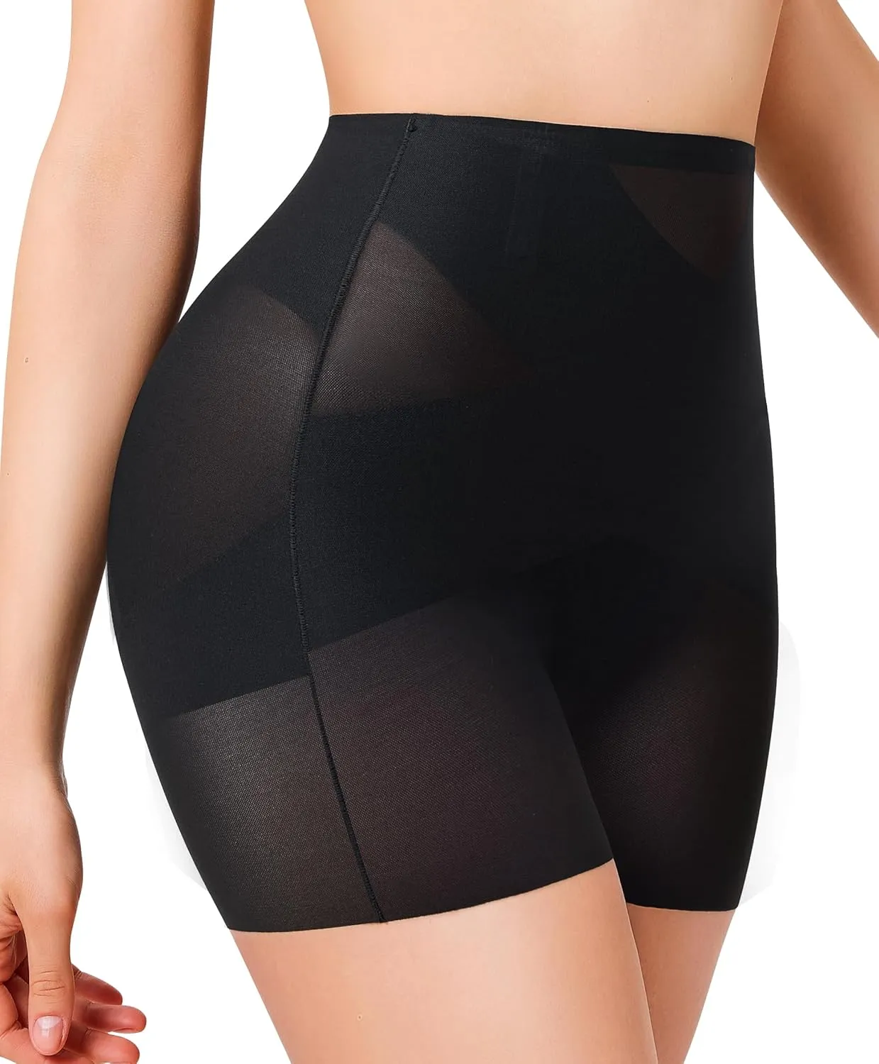 Gotoly Shapewear Tummy Control Mid-Waist Body Shaper Shorts Butt Lifting Panties Shapewear Shorts