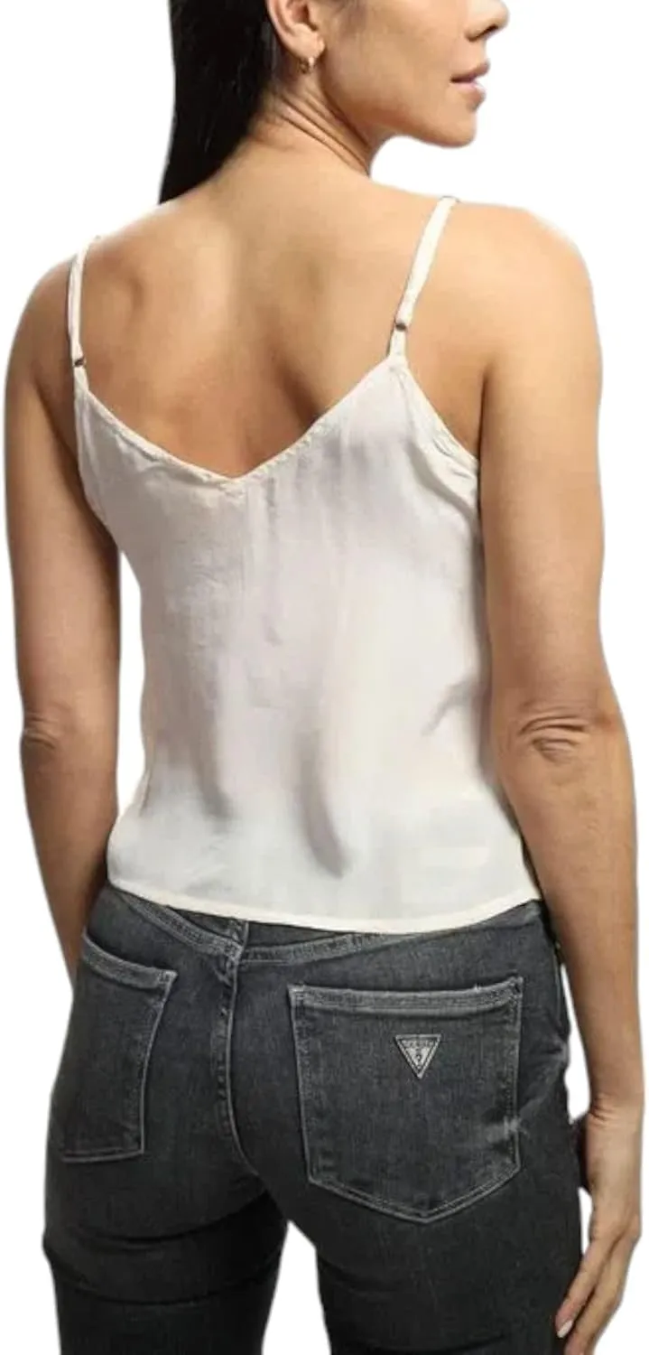 GUESS Women's Sleeveless Velma Embro Tank Top