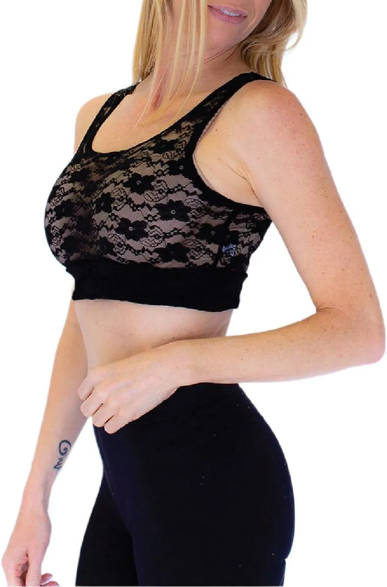 HALFTEE Full Lace Layering Tee | Crop Tops for Women & Teens | Crop Top | XS-3X |