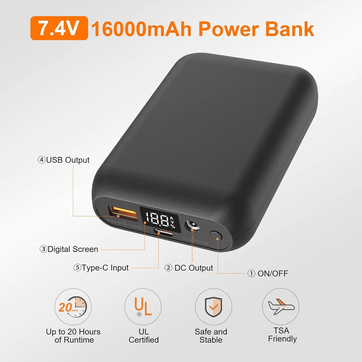Heated Vest for Women with 16000mAh 7.4V Battery Pack IncludedWarming Women's Heated Vest Electric Rechargeable