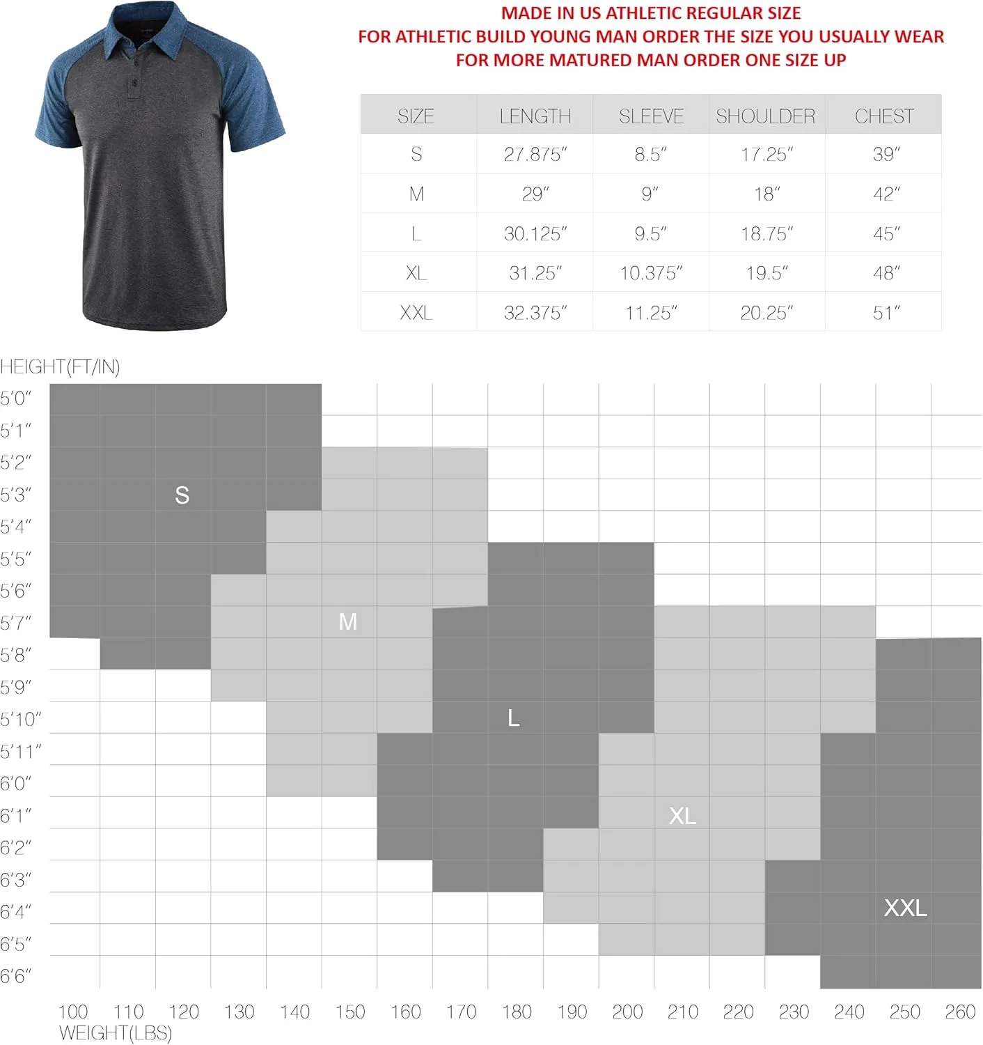 HETHCODE Men's Quick Dry Short Sleeve Breathable Active Sports Athletic Golf Polo Tee Shirts