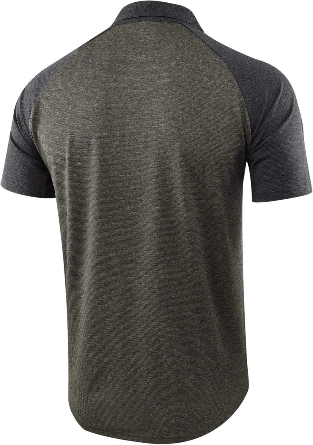 HETHCODE Men's Quick Dry Short Sleeve Breathable Active Sports Athletic Golf Polo Tee Shirts