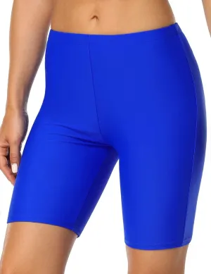 Hilor Women's Active Swim Shorts Sports UPF50  Swim Board Shorts Modest Swimsuit Bottoms