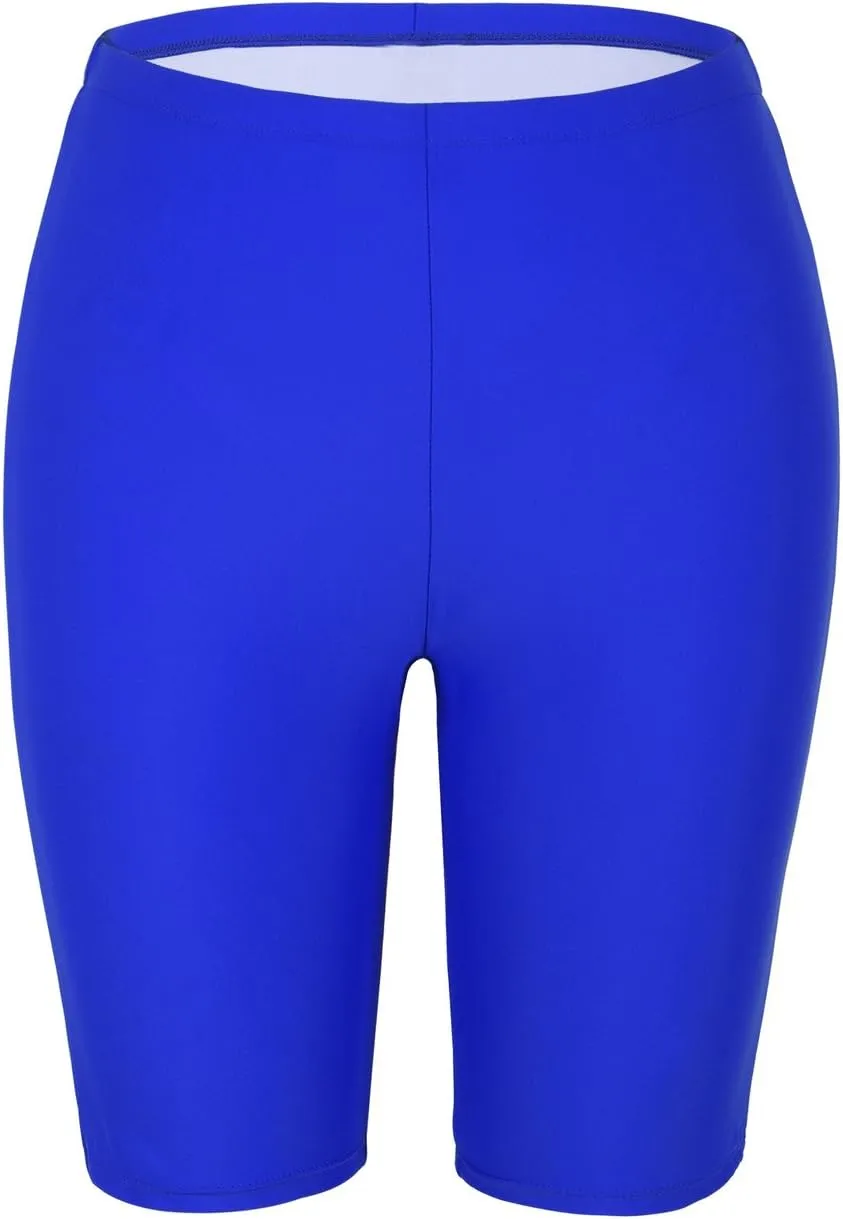 Hilor Women's Active Swim Shorts Sports UPF50  Swim Board Shorts Modest Swimsuit Bottoms