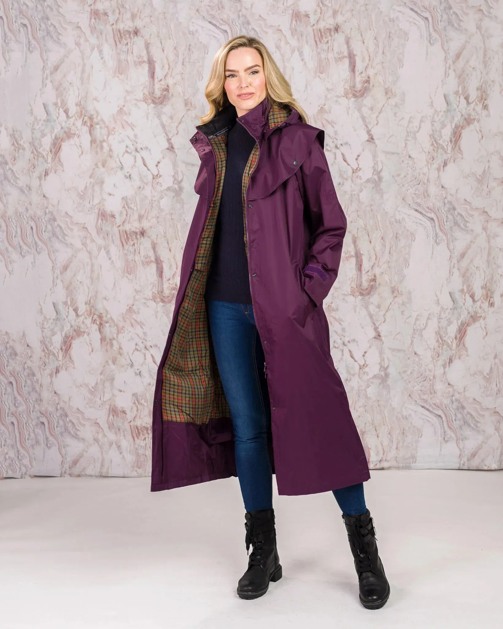 Jack Murphy Malvern Coat Blackberry