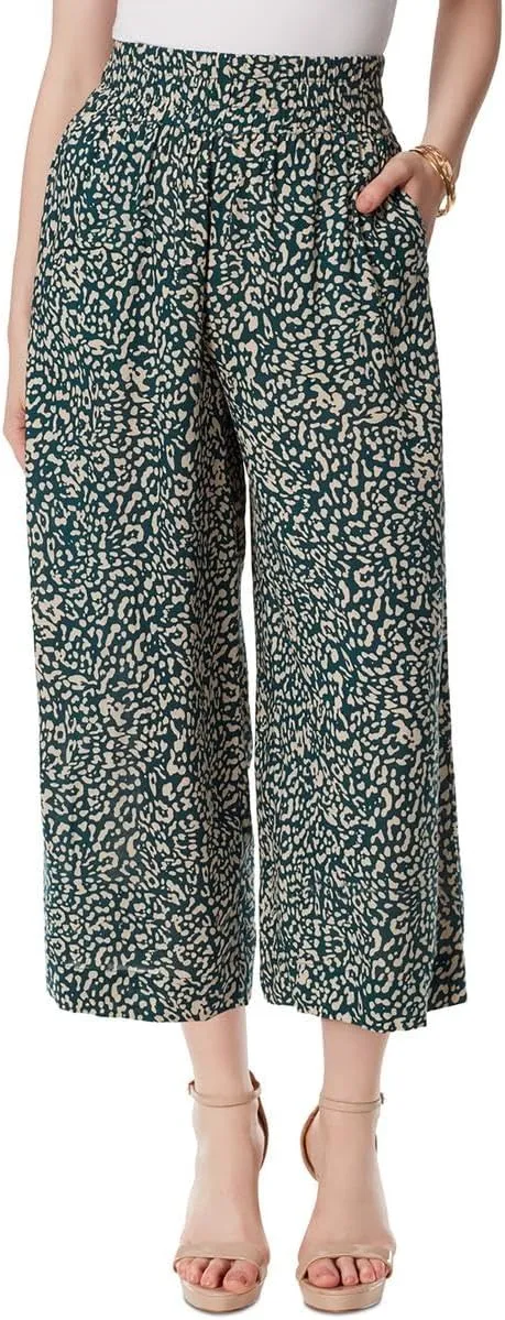 Jessica Simpson Women's Rosalie Pull on Wide Leg Crop Pant