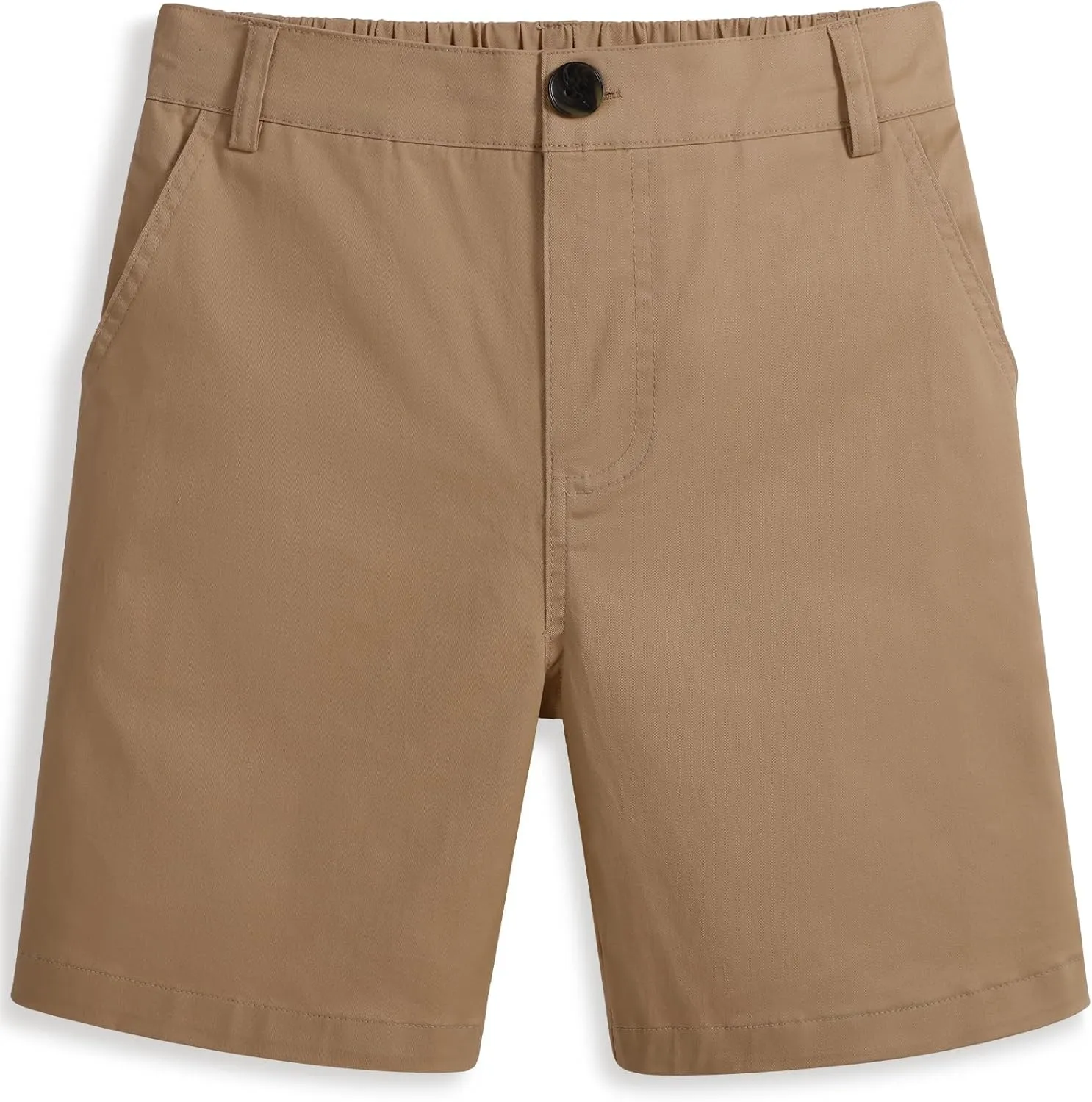 KEREDA Boys School Uniform Golf Shorts Pull On Preppy Shorts Kids Clothes with Pockets