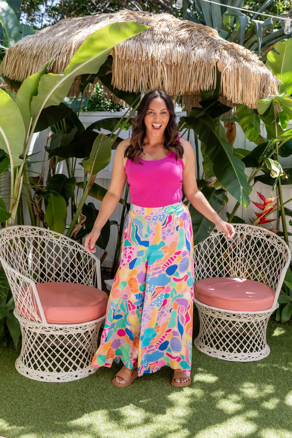 Larsa Pants in Peachy Keen by Kasey Rainbow